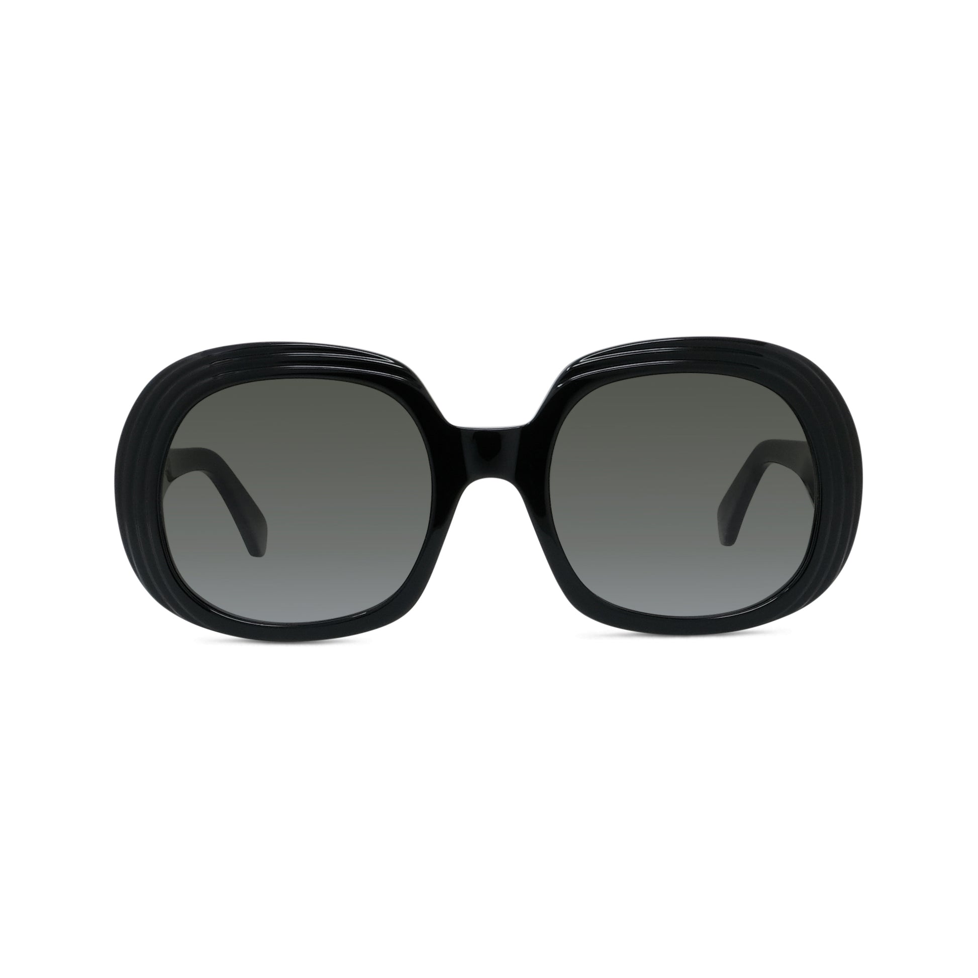 Oversized Round Acetate Sunglasses