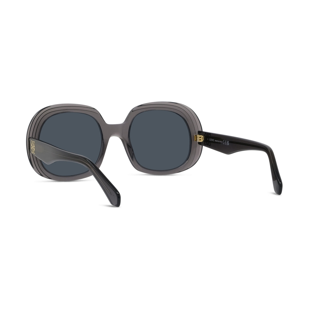 Oversized Round Acetate Sunglasses