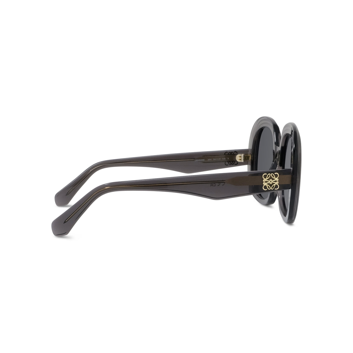 Oversized Round Acetate Sunglasses