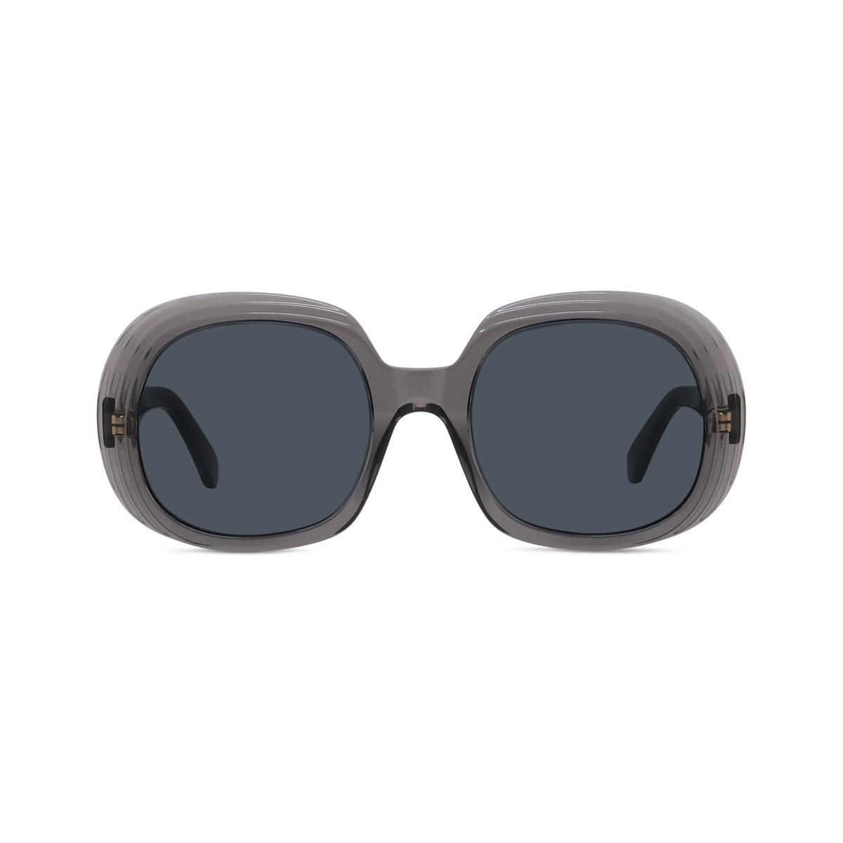 Oversized Round Acetate Sunglasses