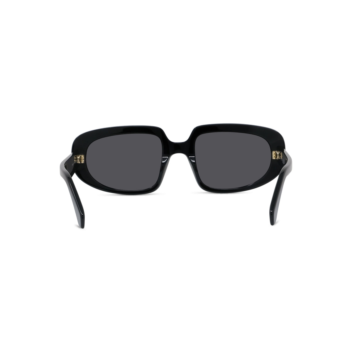 Black Geometric Acetate Sunglasses