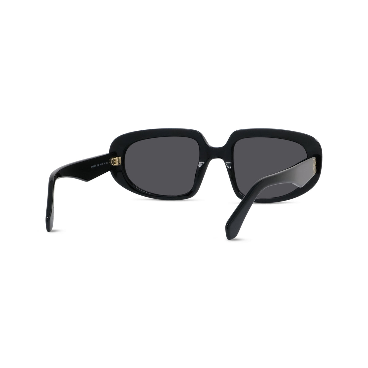 Black Geometric Acetate Sunglasses