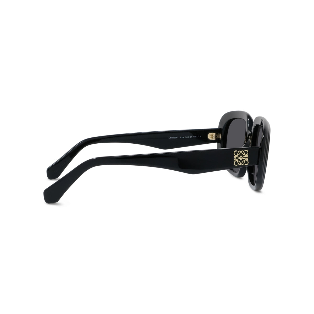 Black Geometric Acetate Sunglasses