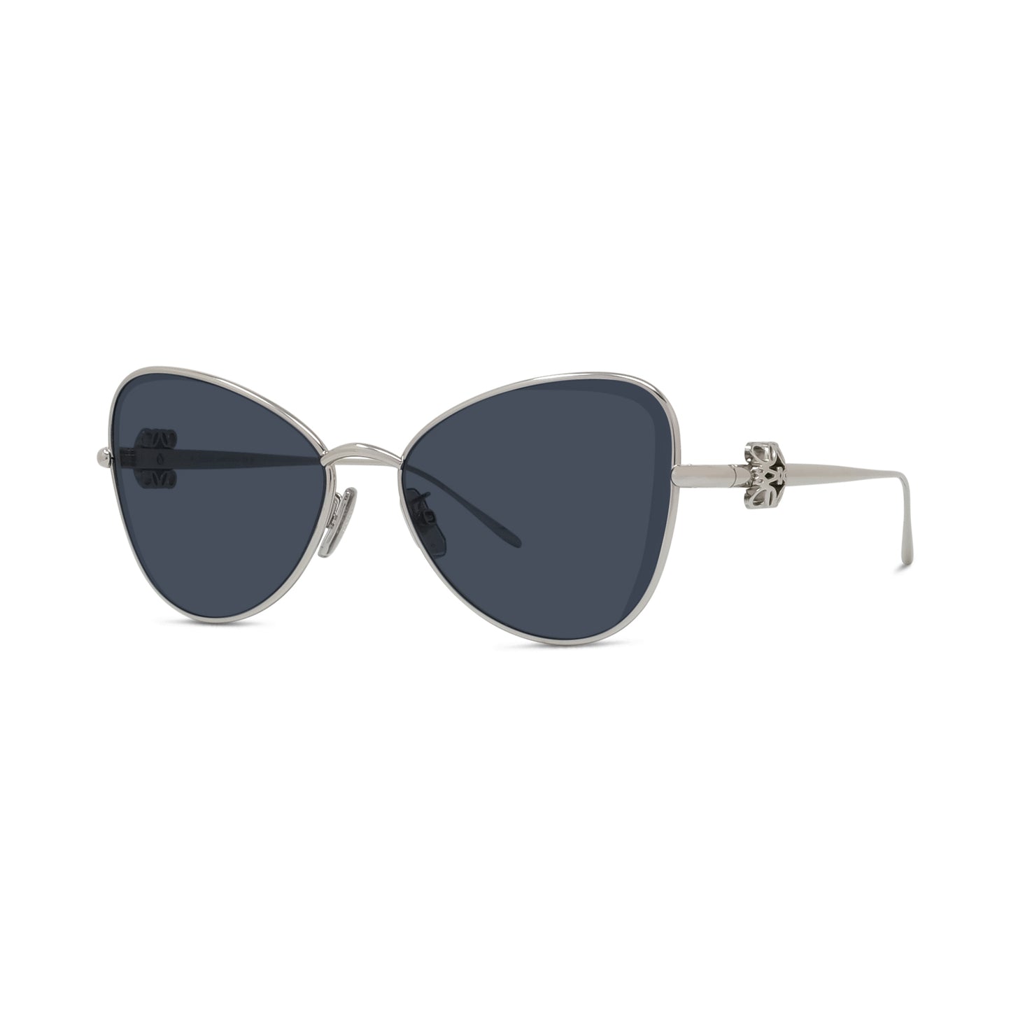 Silver Butterfly Metal Sunglasses