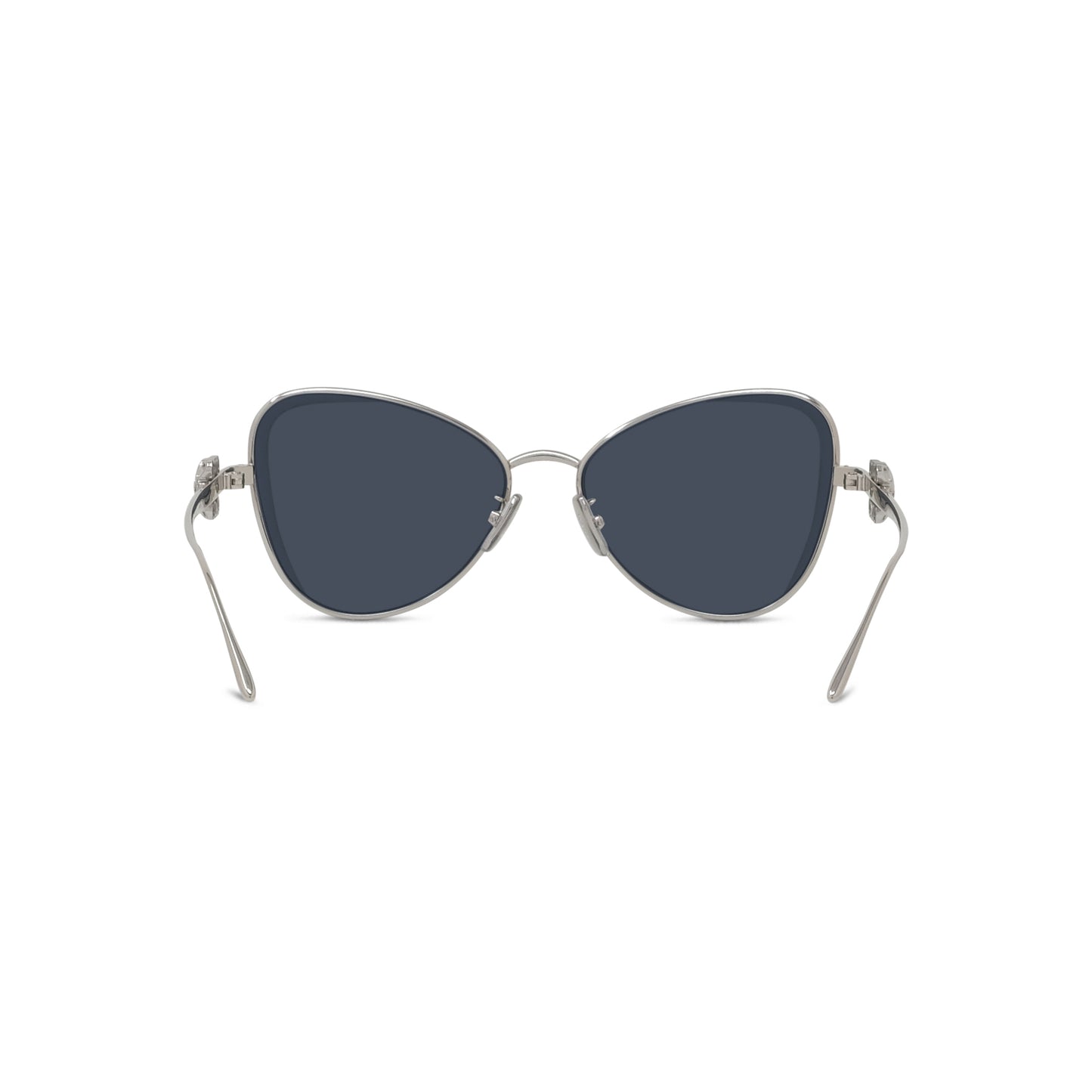 Silver Butterfly Metal Sunglasses