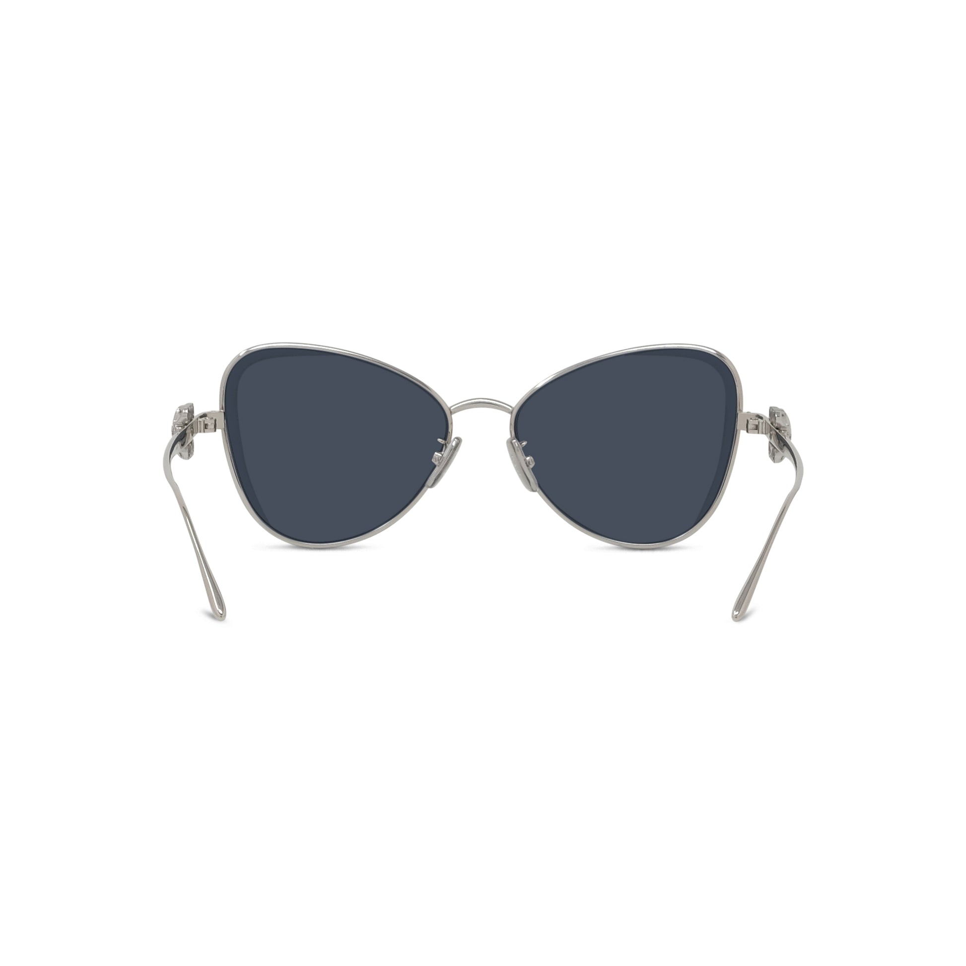 Silver Butterfly Metal Sunglasses