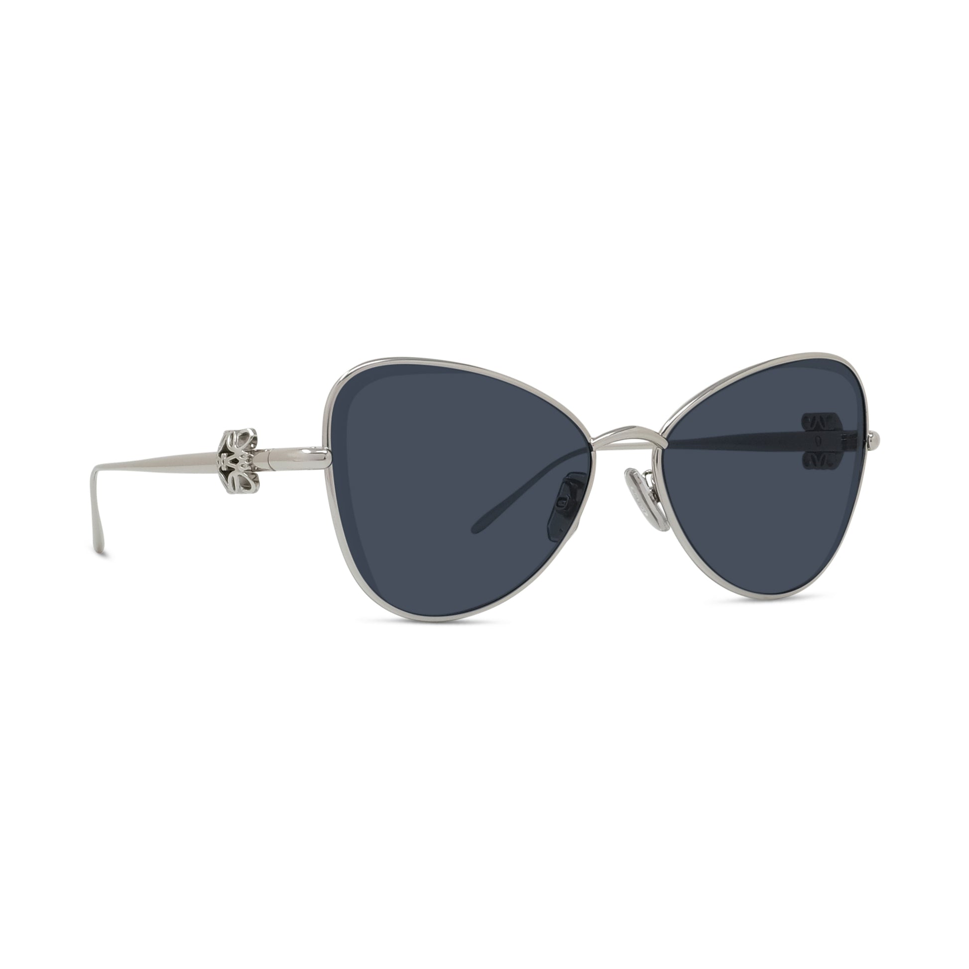 Silver Butterfly Metal Sunglasses