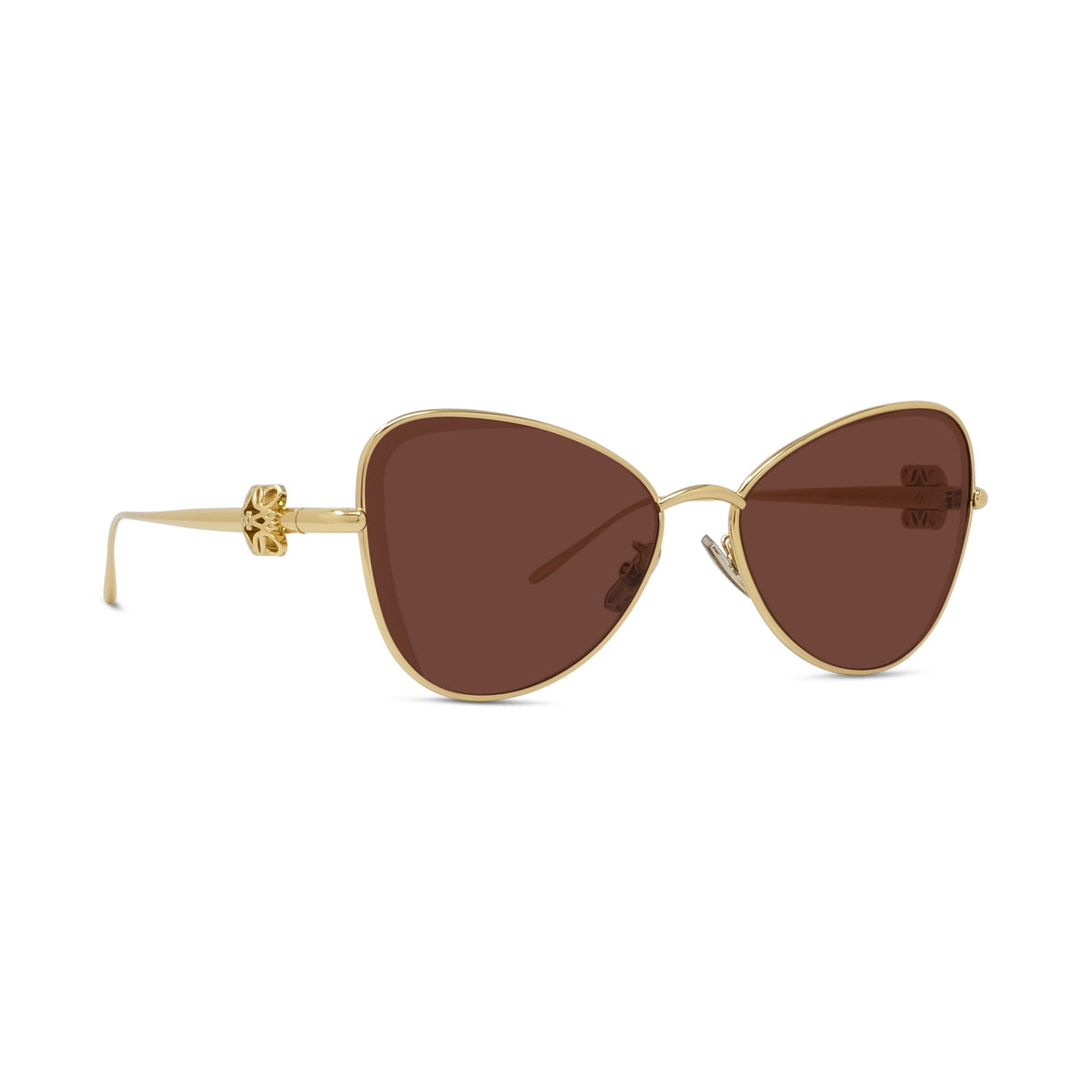 Silver Butterfly Metal Sunglasses