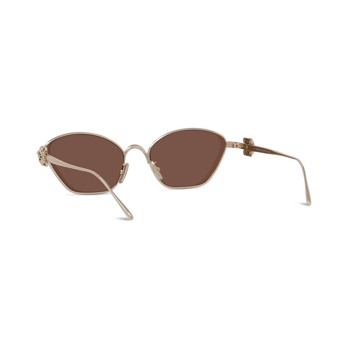 Rose Gold Cat-eye Metal Sunglasses