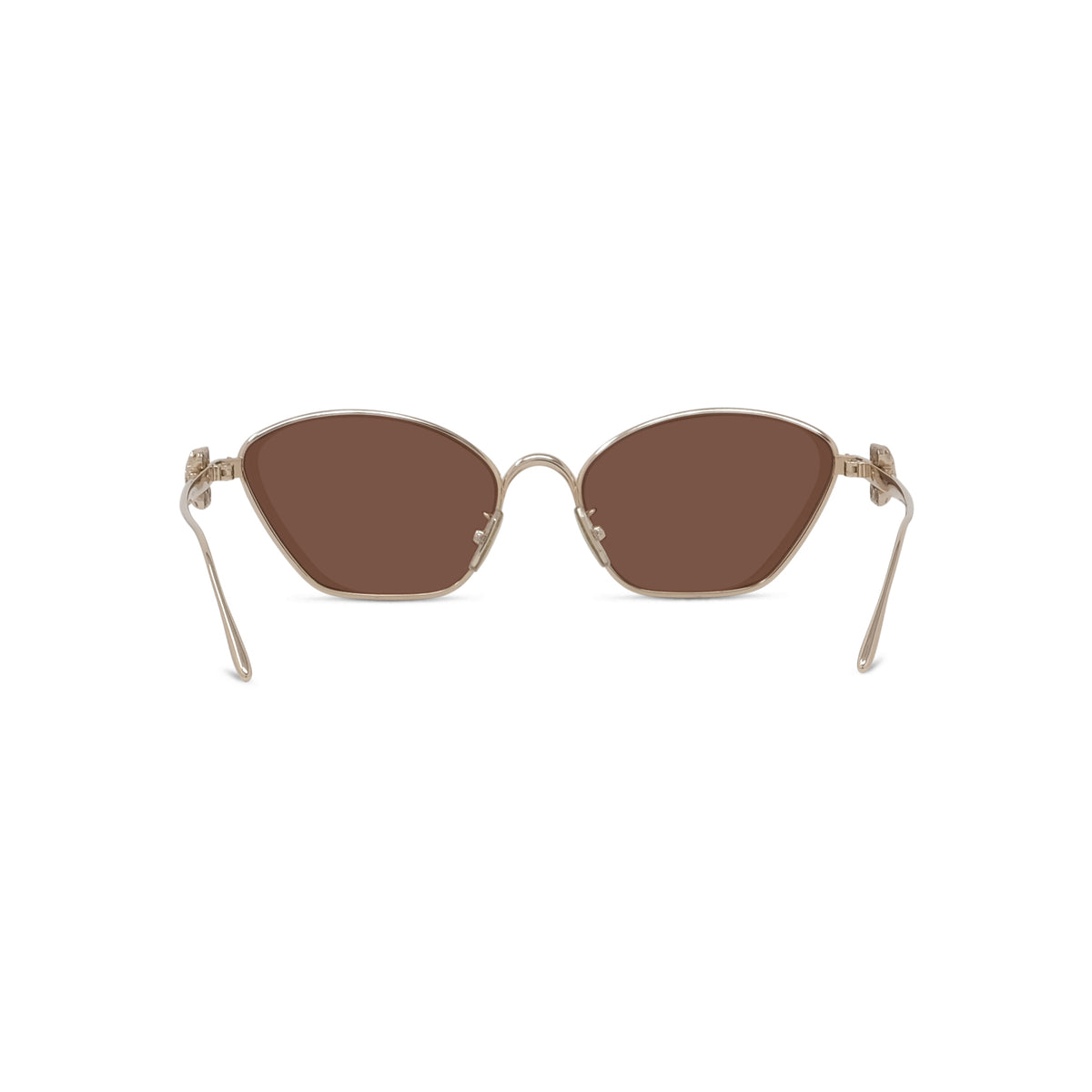 Rose Gold Cat-eye Metal Sunglasses