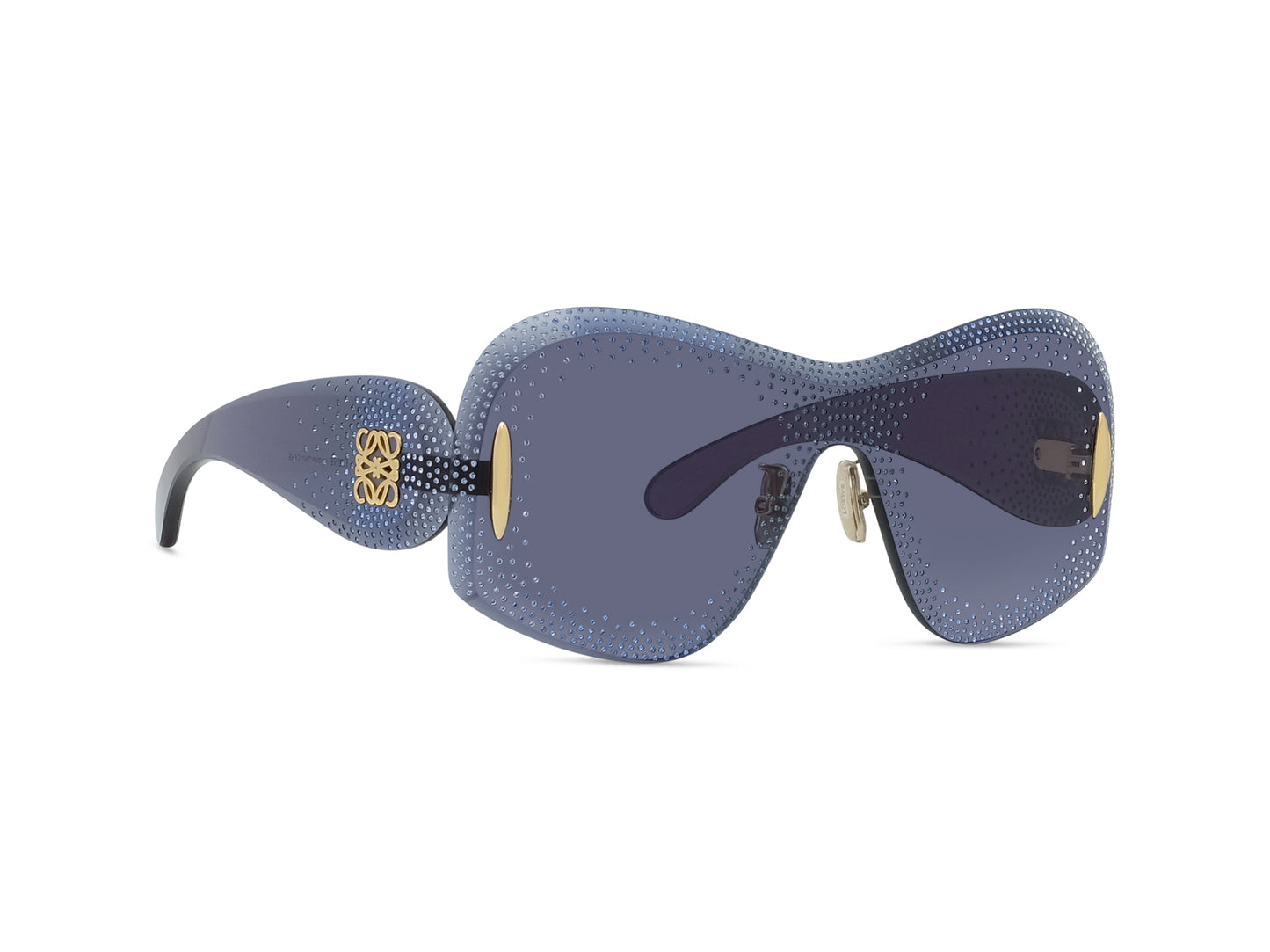 Rectangular Wave Sunglasses