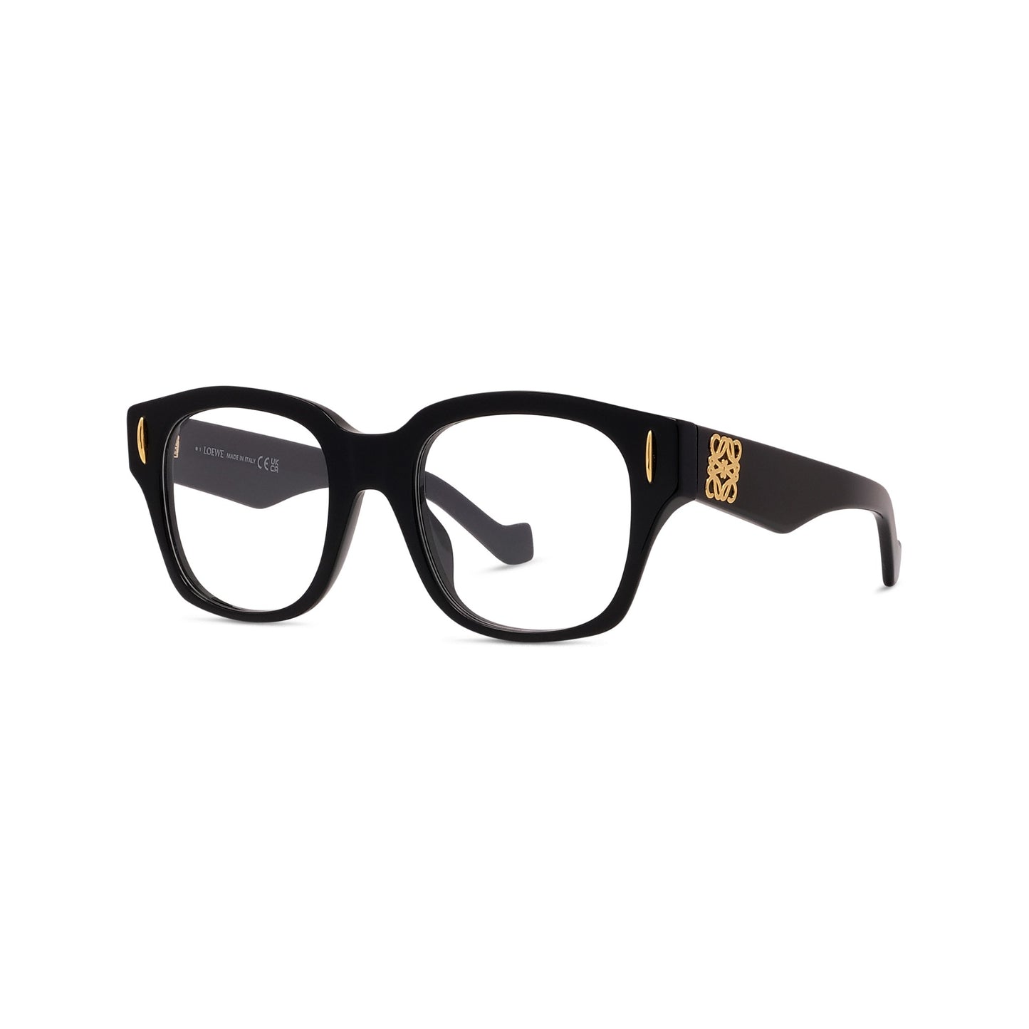 Black Geometric Eyeglasses
