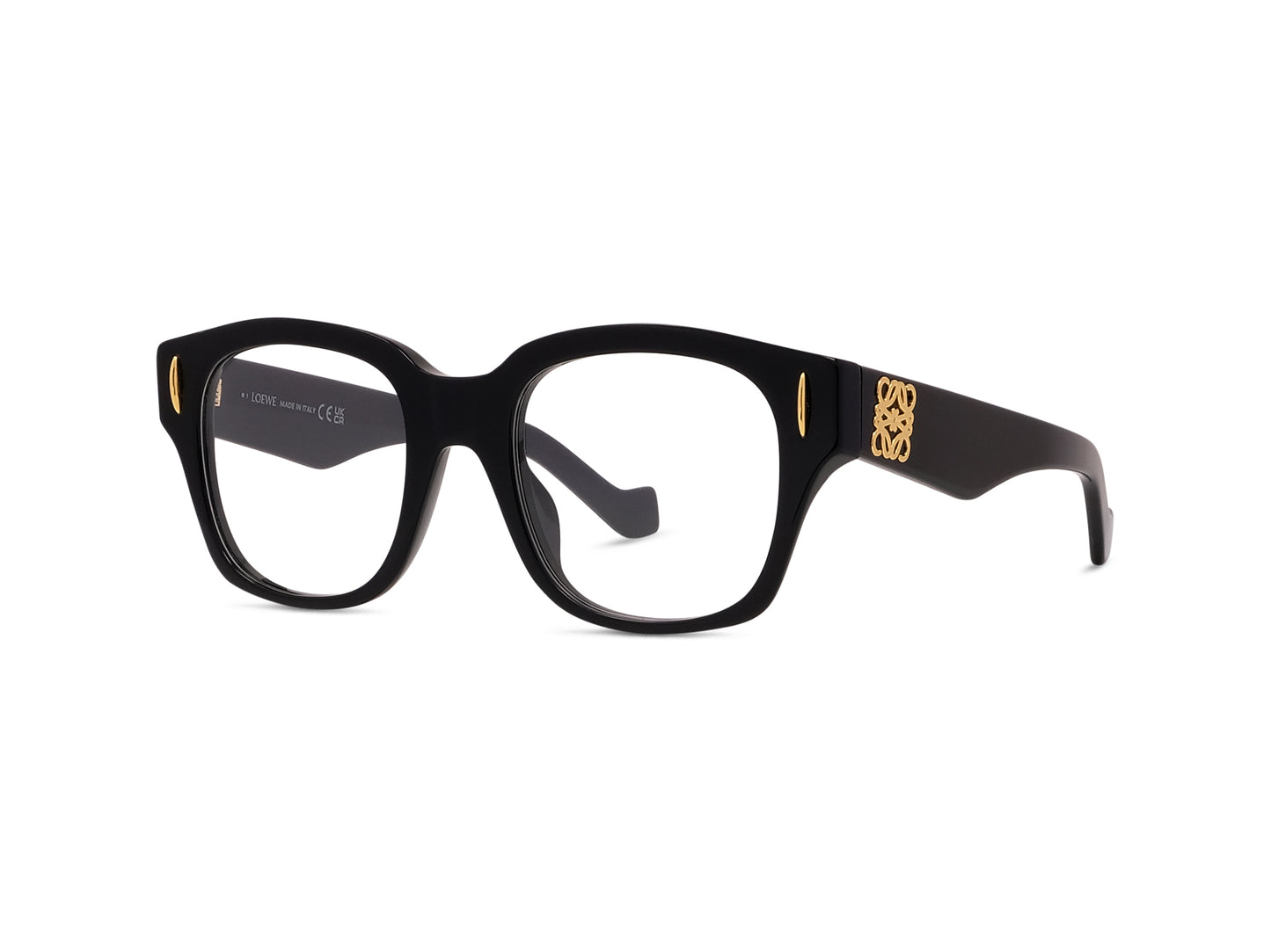 Black Geometric Eyeglasses