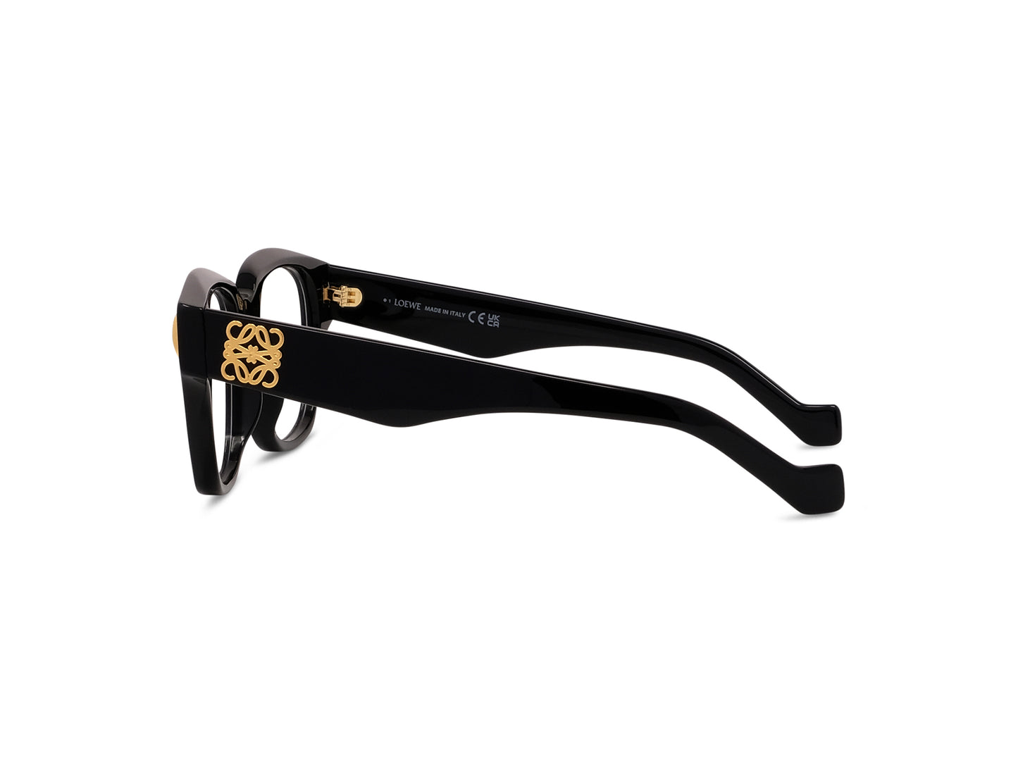 Black Geometric Eyeglasses