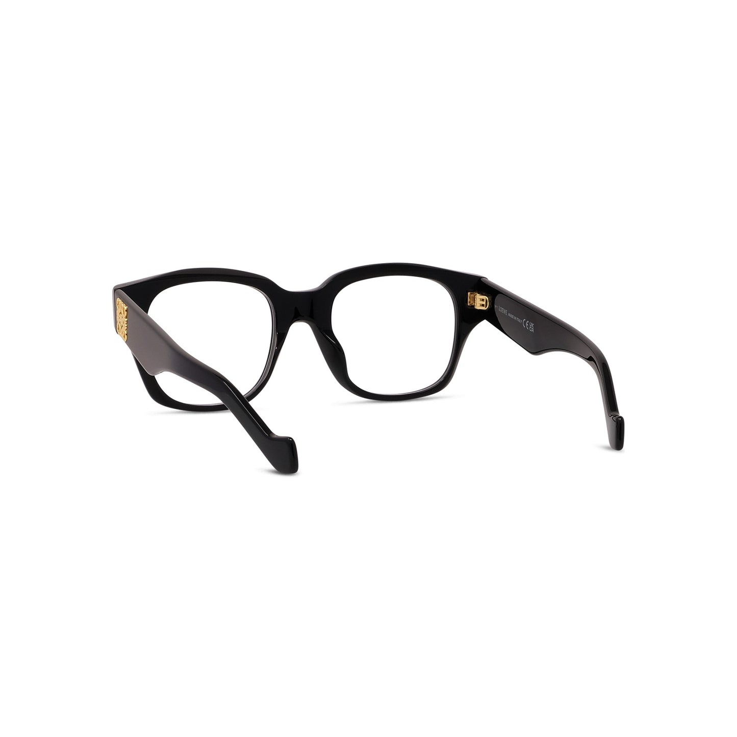 Black Geometric Eyeglasses