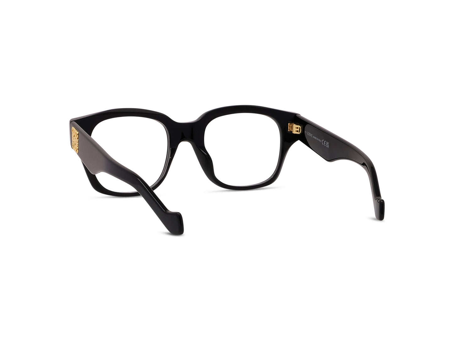 Black Geometric Eyeglasses