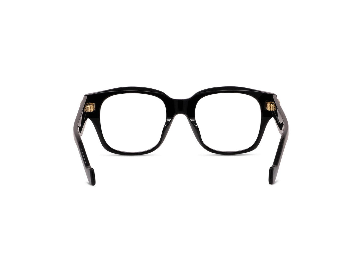 Black Geometric Eyeglasses
