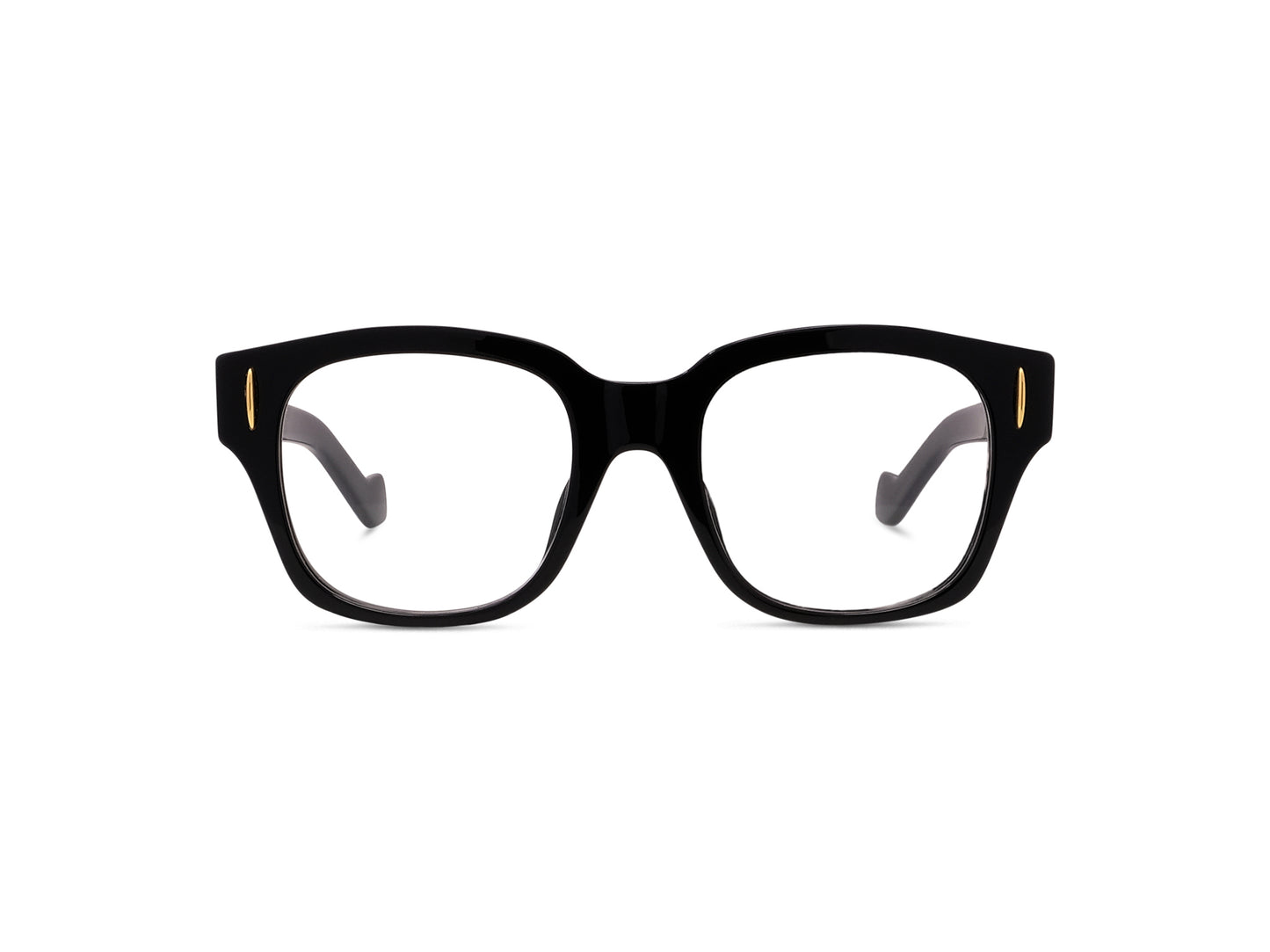 Black Geometric Eyeglasses