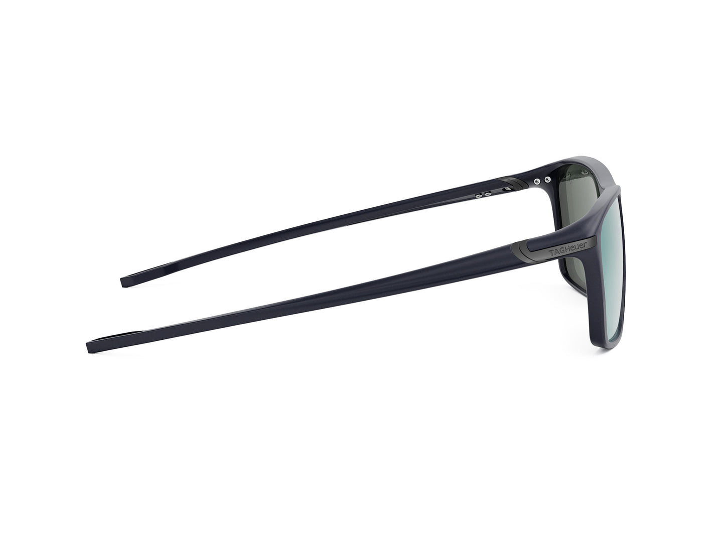 Blue Rectangular Injected Sunglasses
