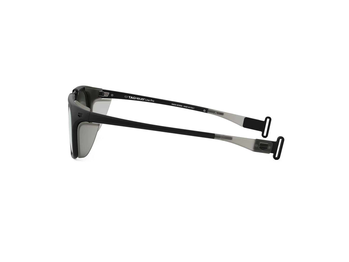 Black Geometric Injected Sunglasses