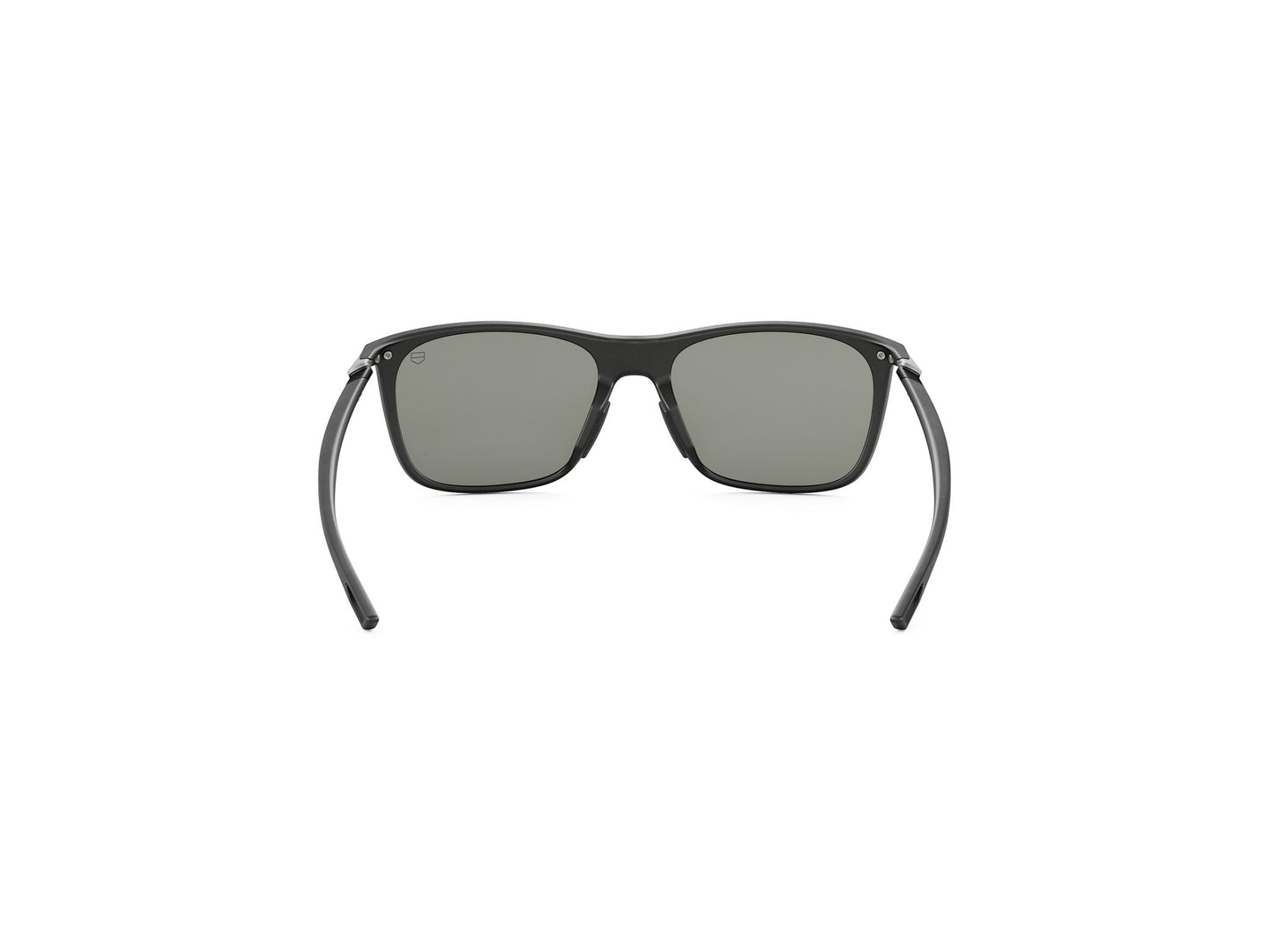 Ultramatte Black Rectangular Injected Sunglasses