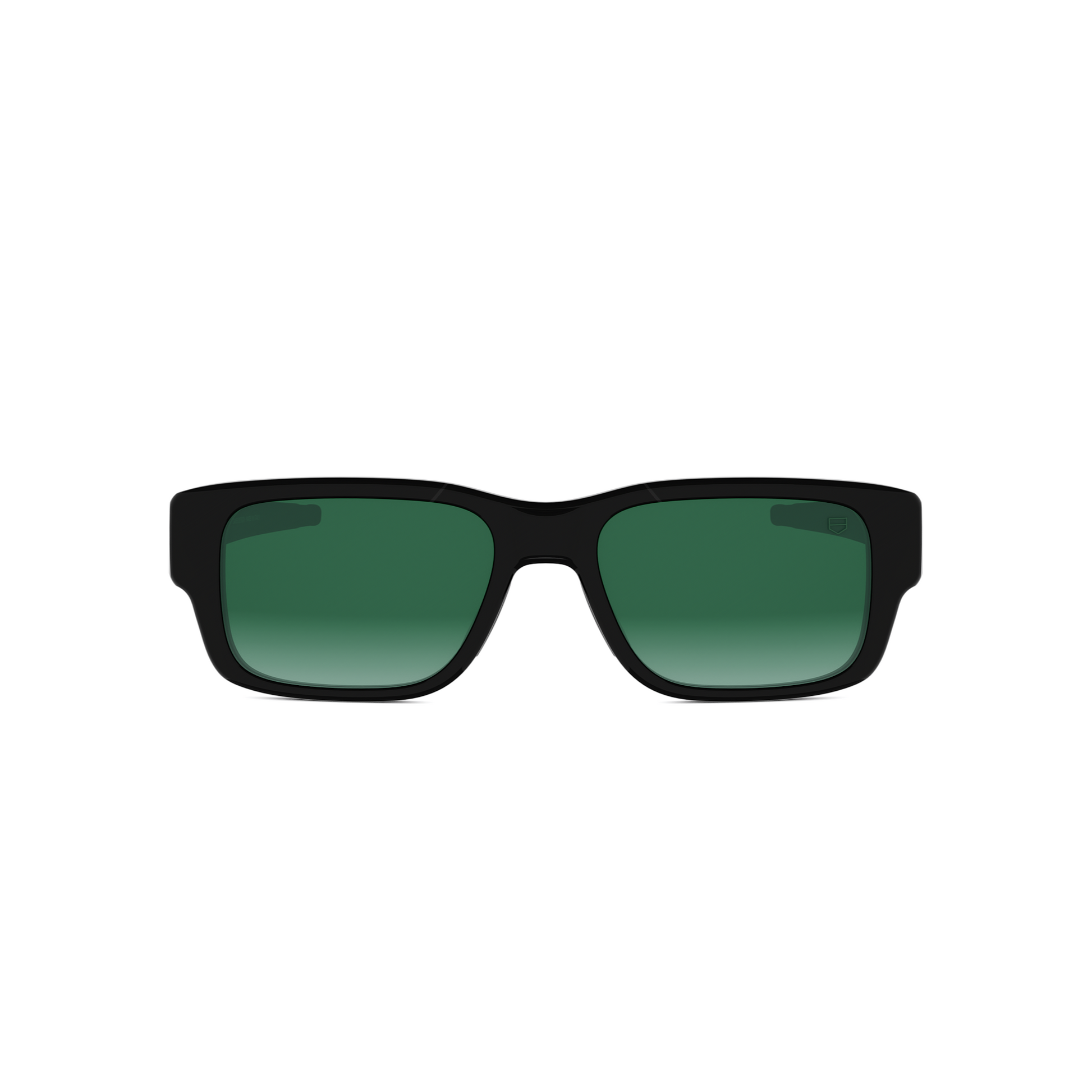 Black Rectangular Acetate Sunglasses