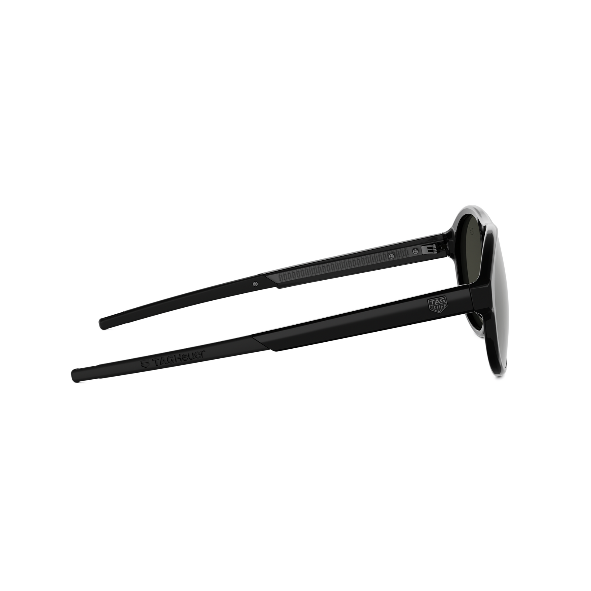 Black Pilot Acetate Sunglasses