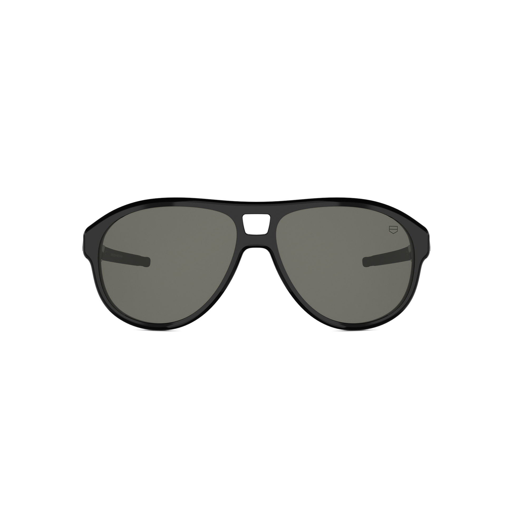 Black Pilot Acetate Sunglasses
