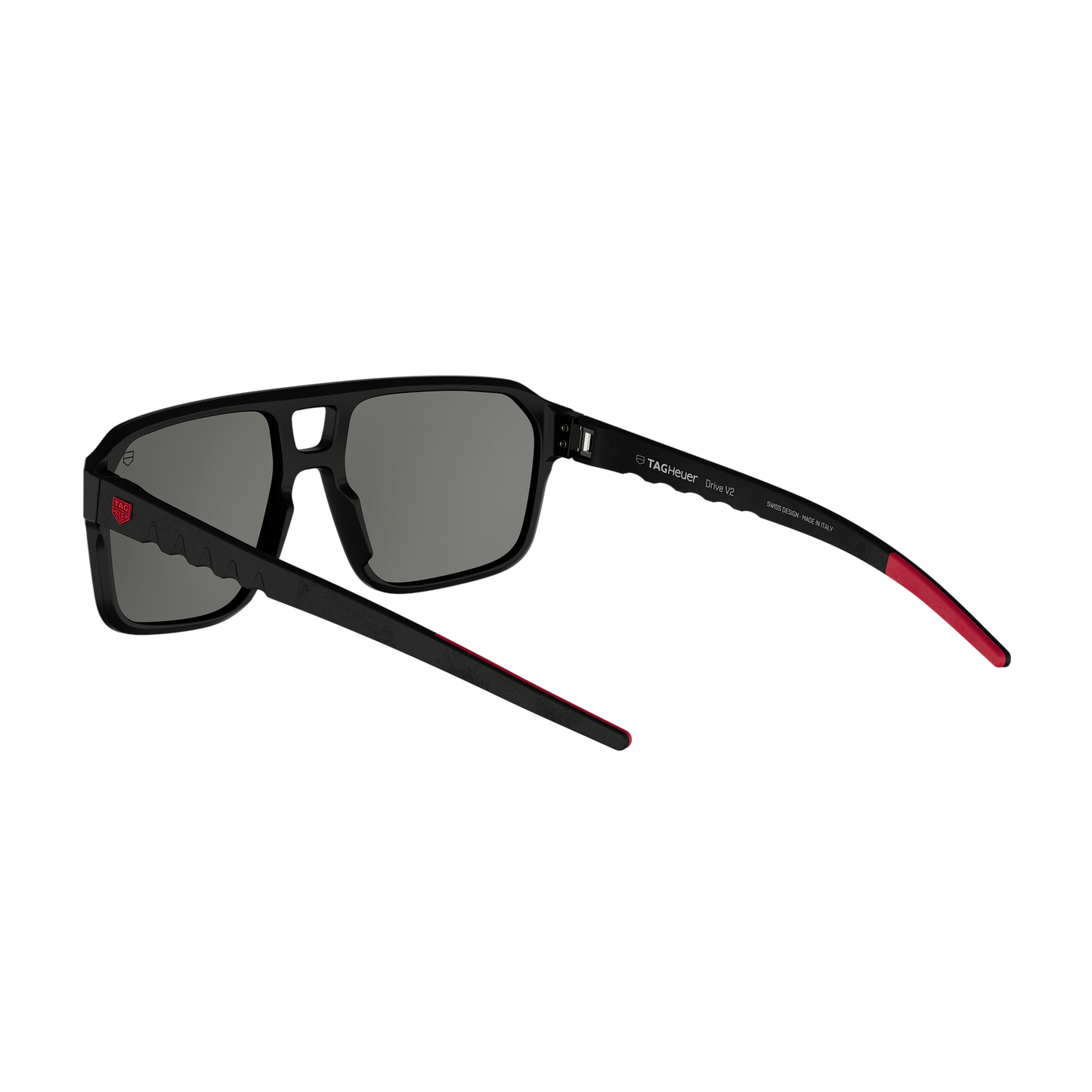 Black Pilot Acetate Sunglasses