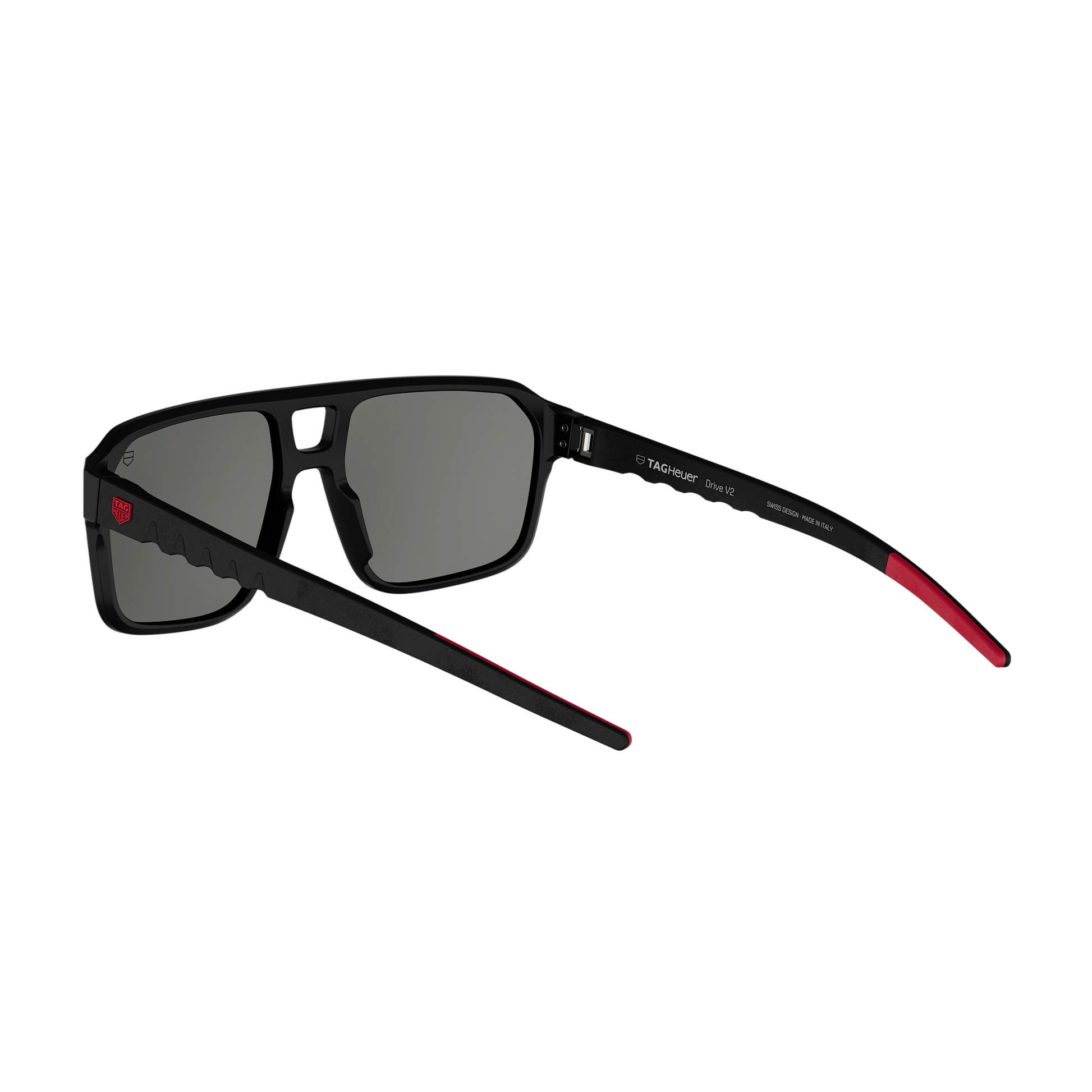 Black Pilot Acetate Sunglasses