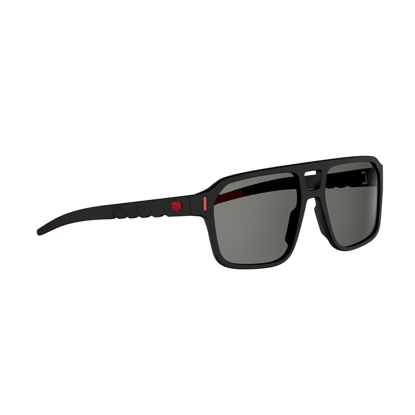 Black Pilot Acetate Sunglasses