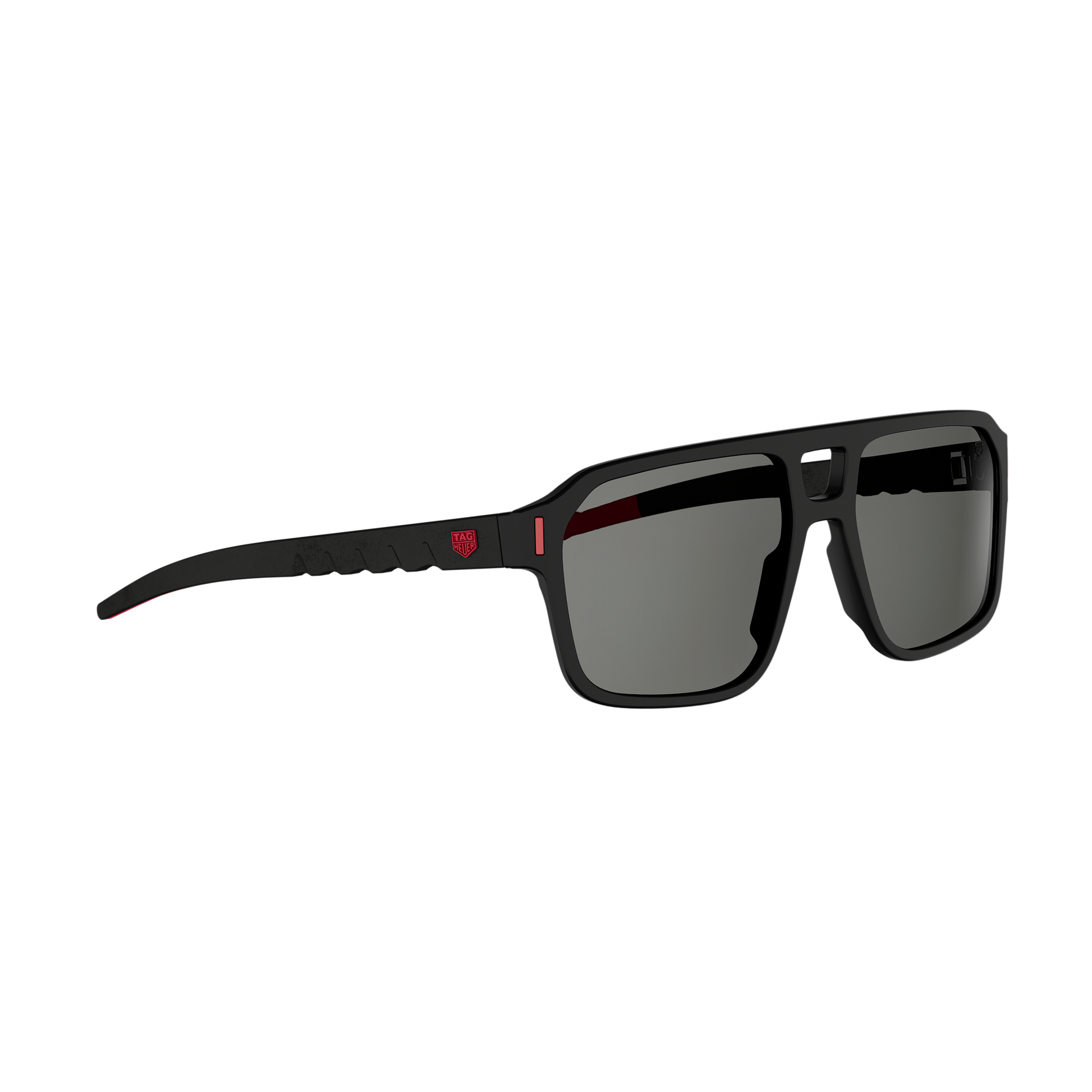Black Pilot Acetate Sunglasses