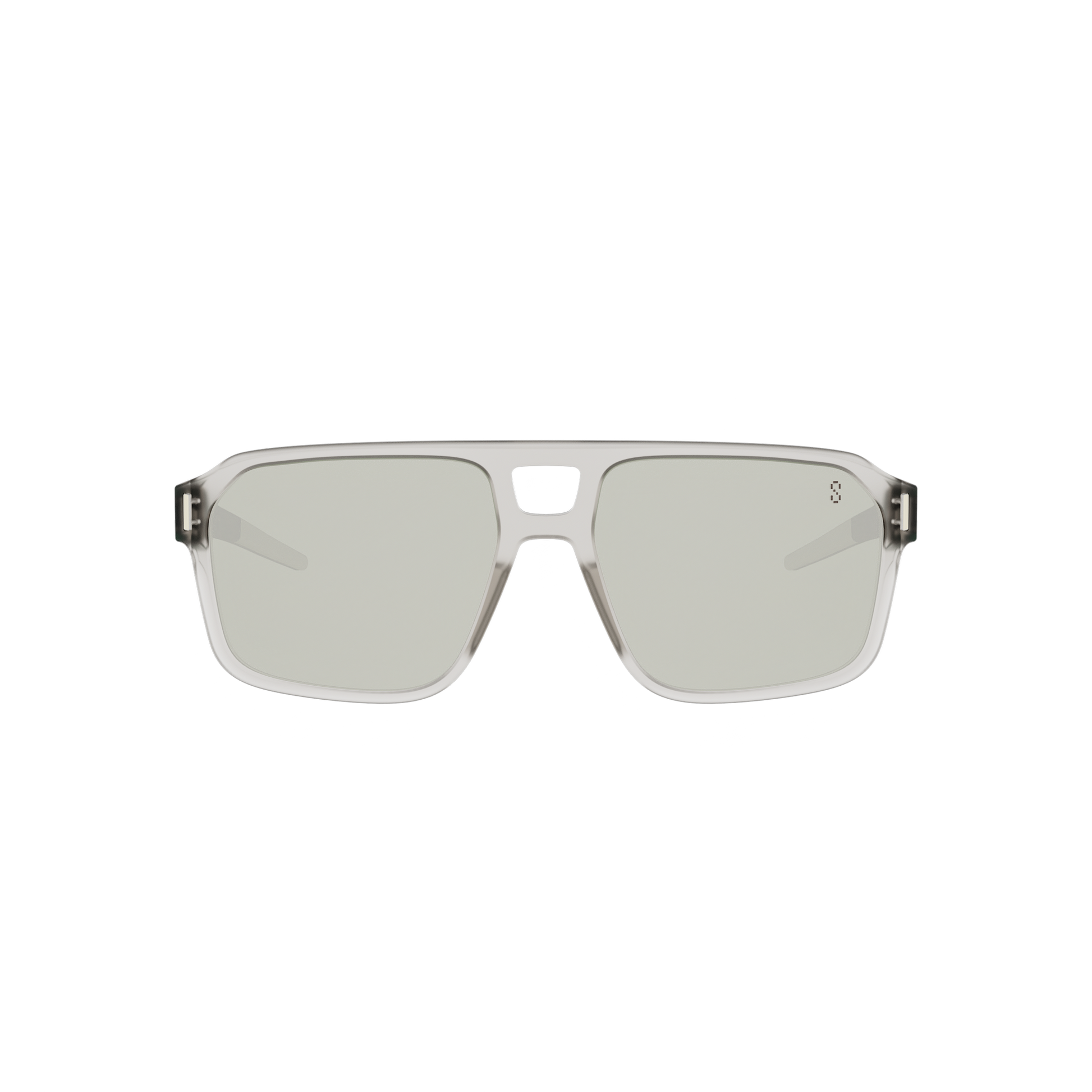 Black Pilot Acetate Sunglasses