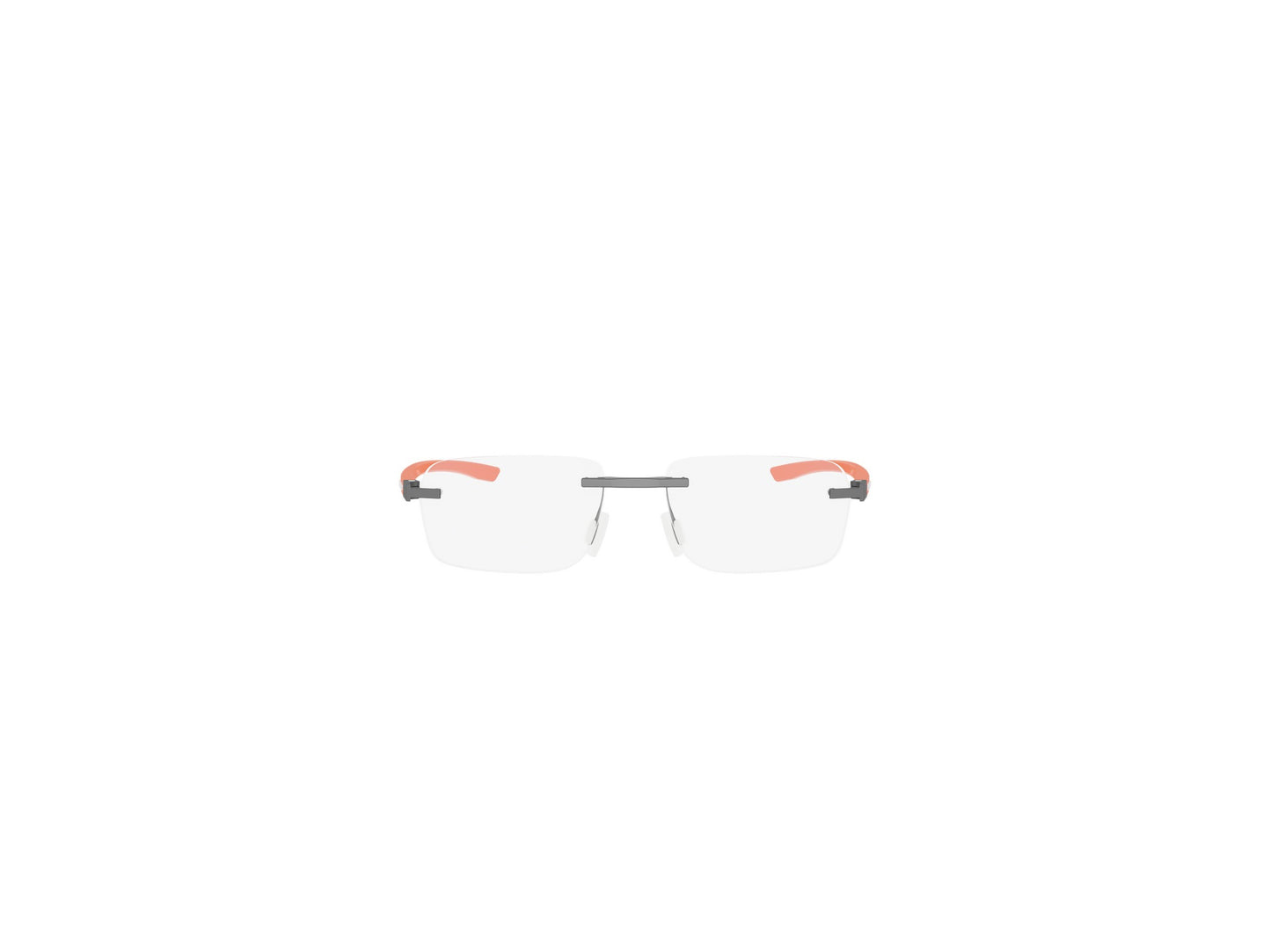 Matte Rectangular Metal Eyeglasses