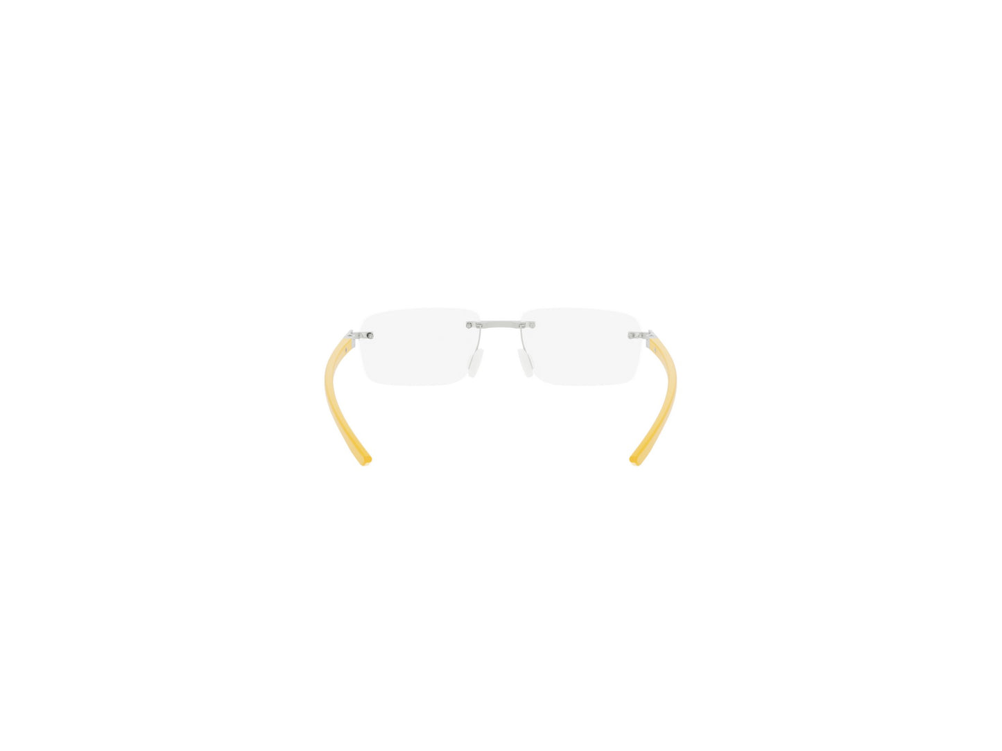 Matte Rectangular Metal Eyeglasses