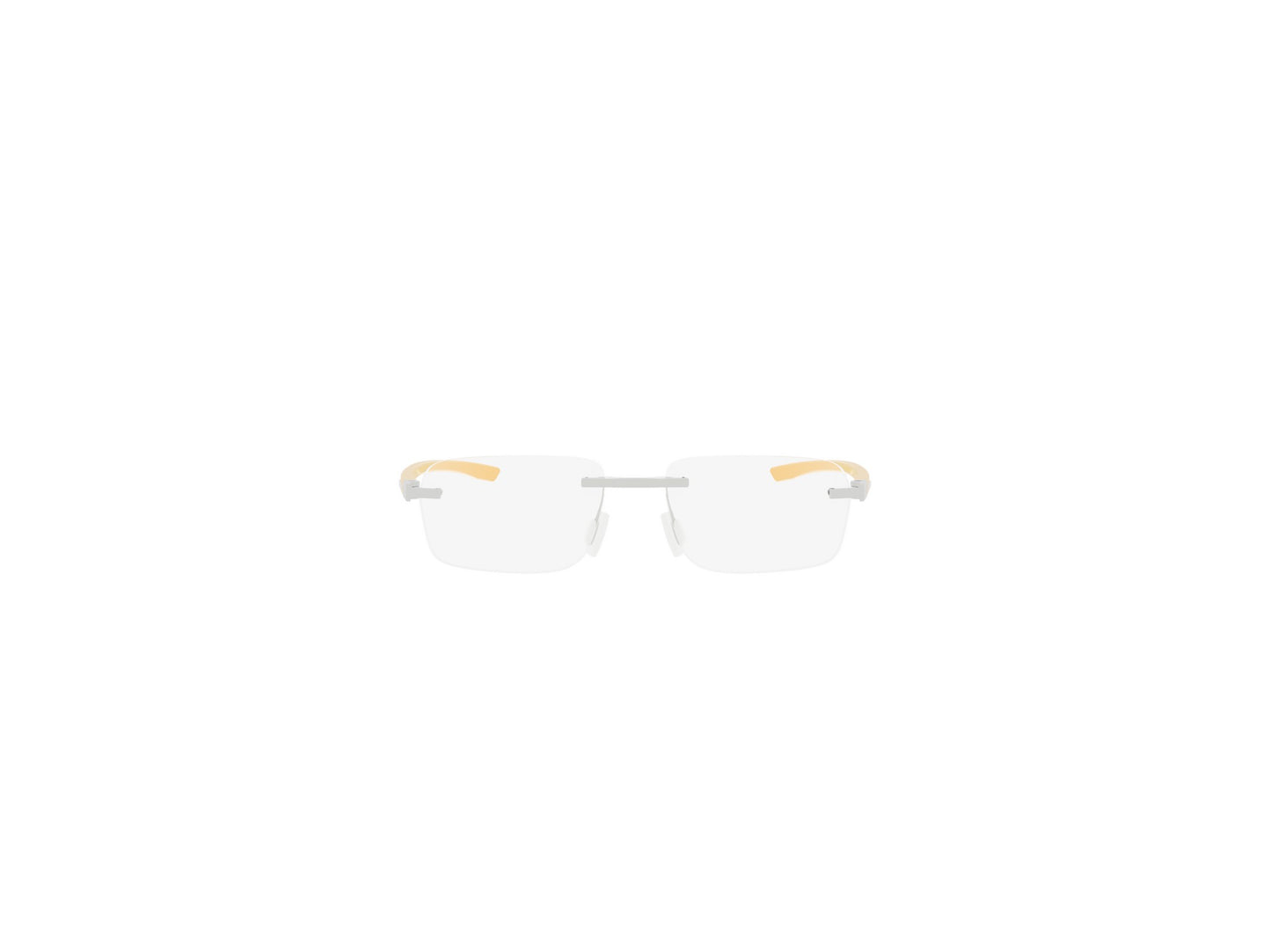 Matte Rectangular Metal Eyeglasses