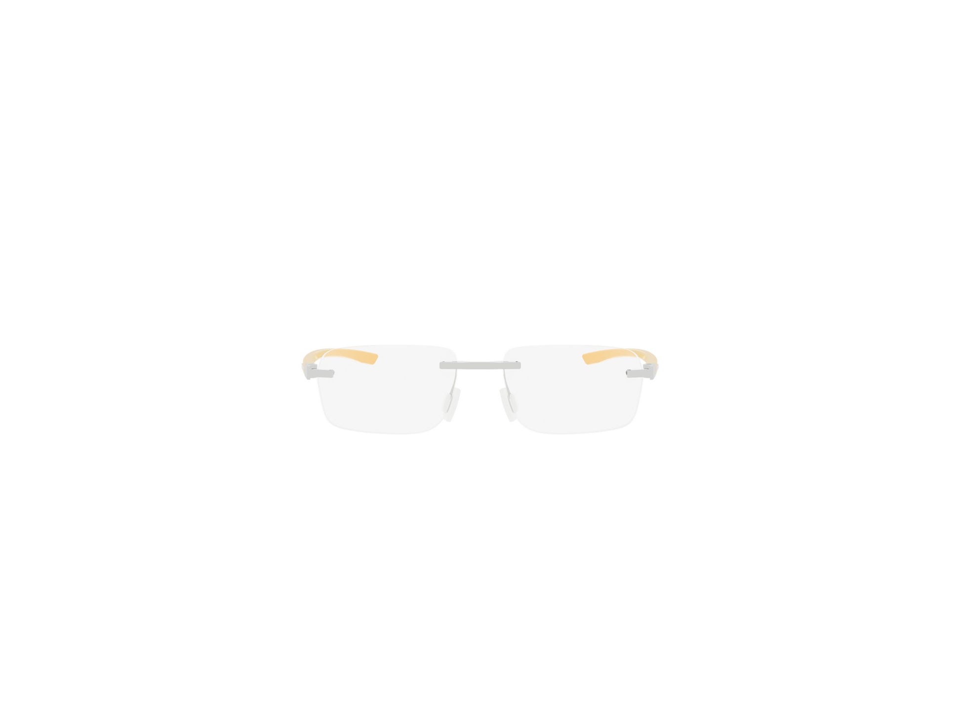 Matte Rectangular Metal Eyeglasses
