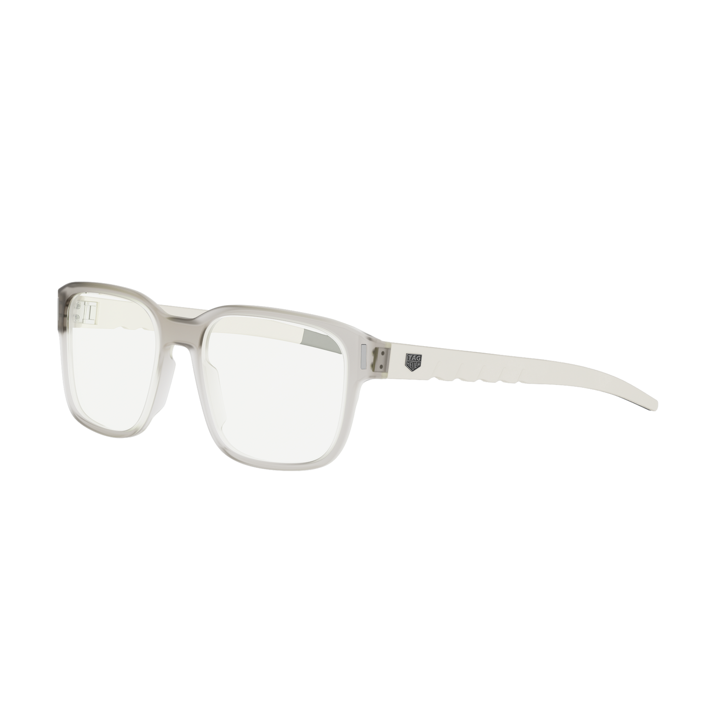 Matte Gray Rectangular Acetate Eyeglasses