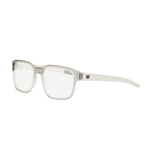 Matte Gray Rectangular Acetate Eyeglasses