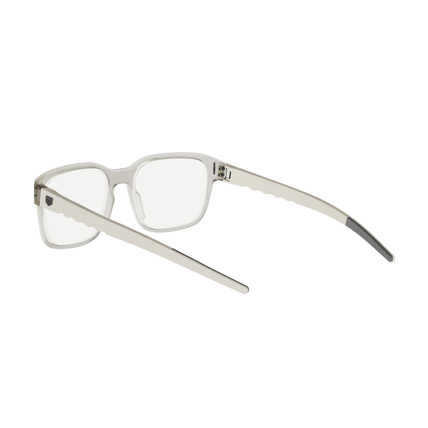 Matte Gray Rectangular Acetate Eyeglasses