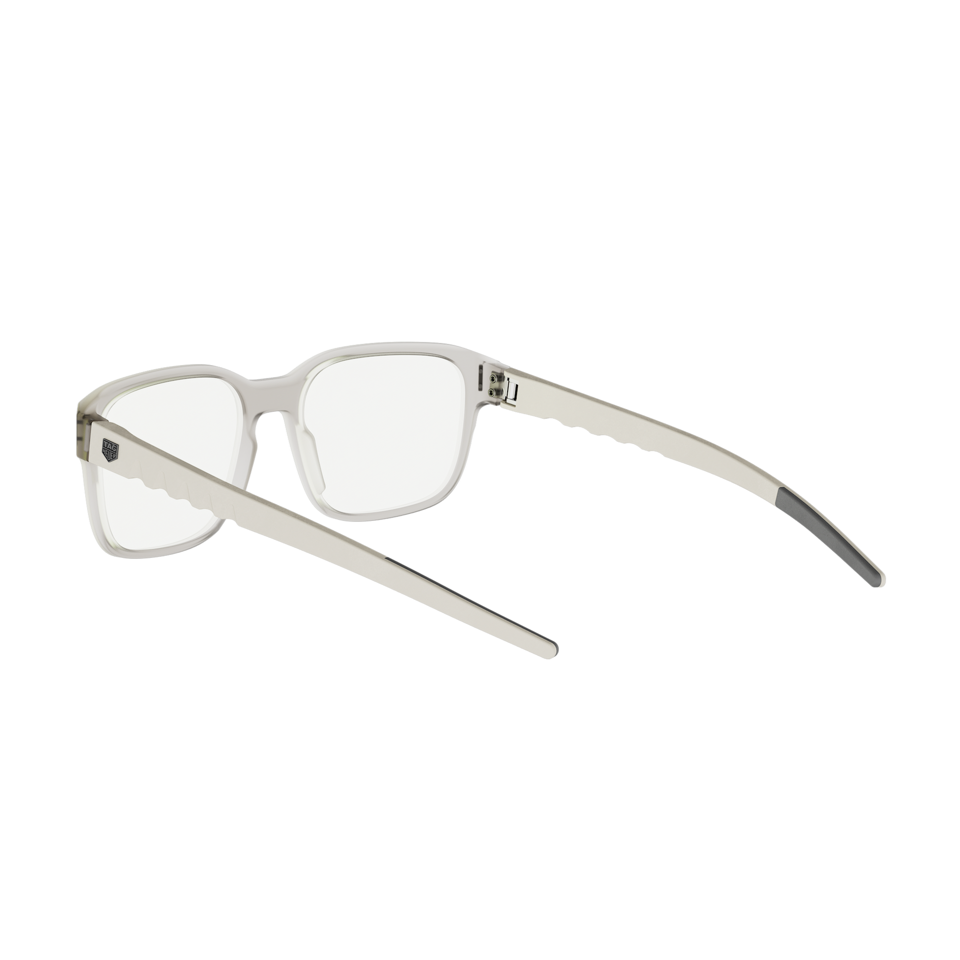 Matte Gray Rectangular Acetate Eyeglasses