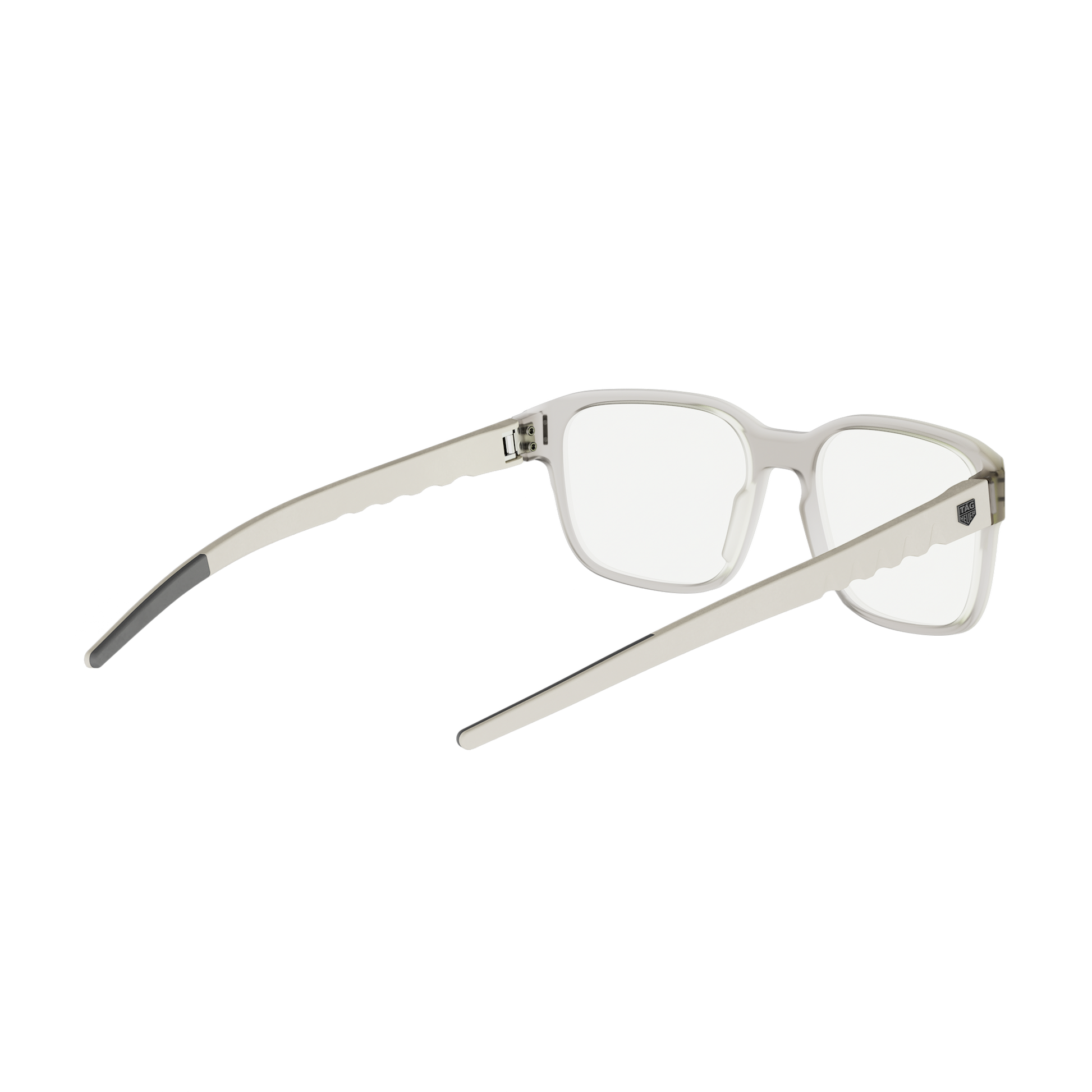 Matte Gray Rectangular Acetate Eyeglasses
