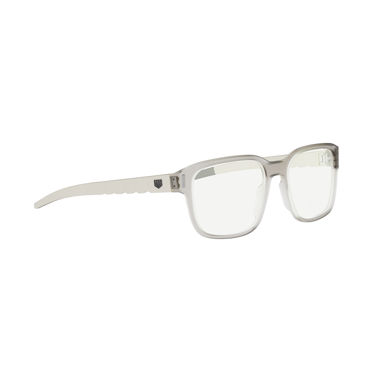 Matte Gray Rectangular Acetate Eyeglasses