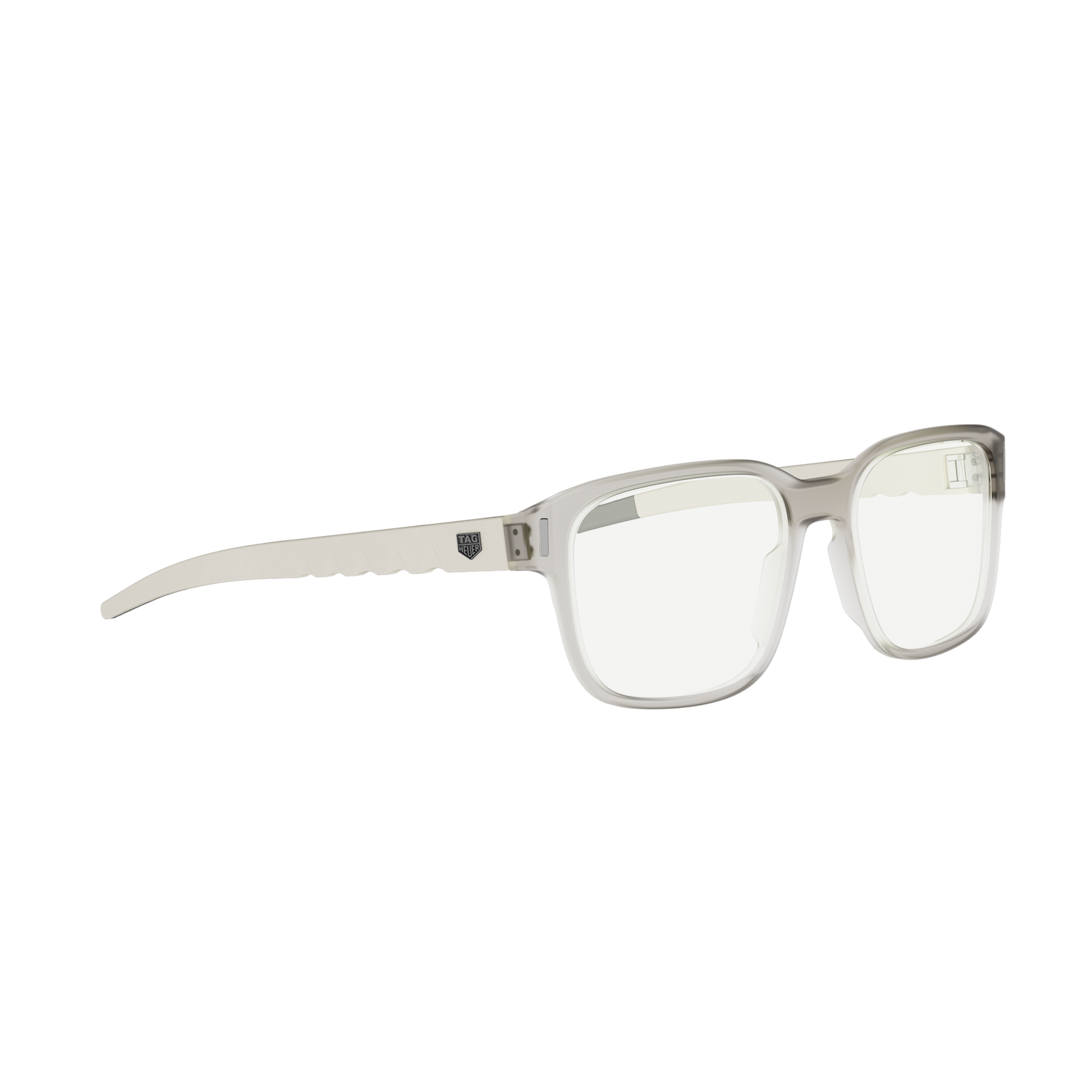 Matte Gray Rectangular Acetate Eyeglasses