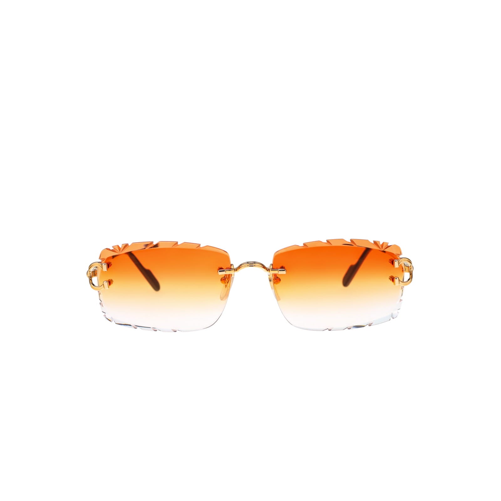 Cartier Custom Double C Godron Gold Brooklyn Sunglasses by MEG