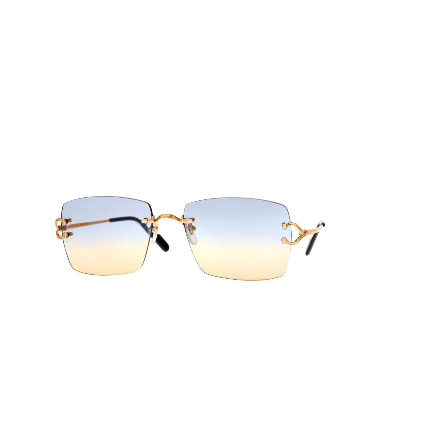 CT0564O Cartier Custom Double C Godron Gold Sunglasses by MEG