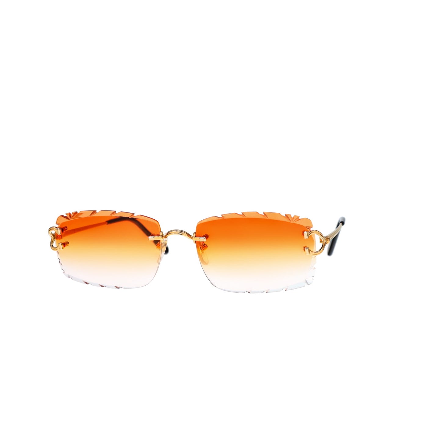 Cartier Custom Double C Godron Gold Brooklyn Sunglasses by MEG