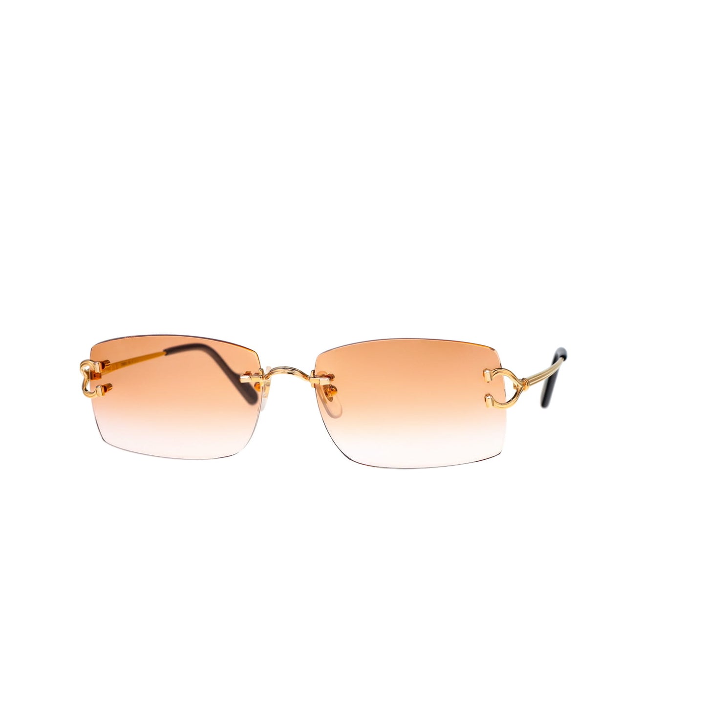 Cartier Custom Double C Godron Gold Brooklyn Sunglasses by MEG