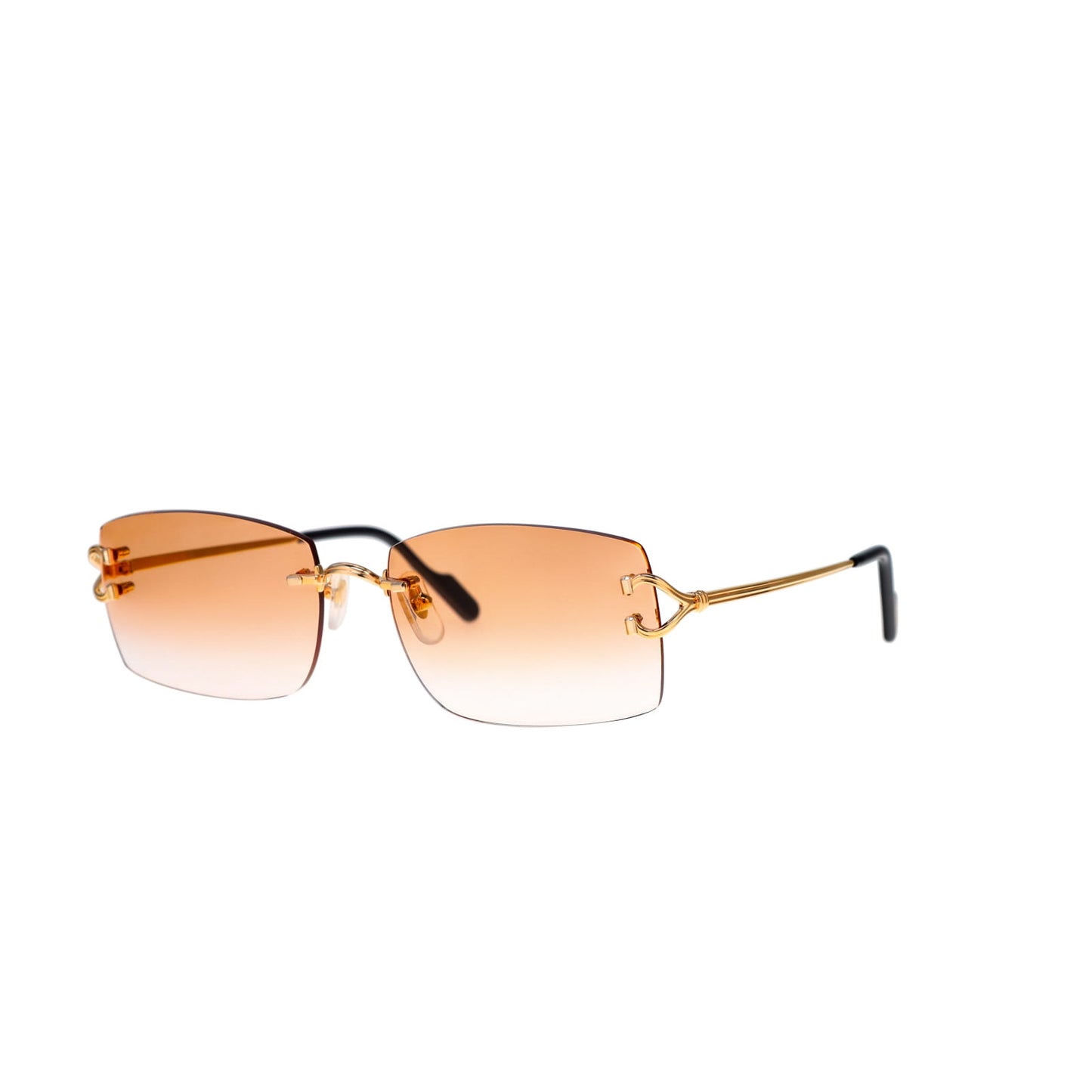 Cartier Custom Double C Godron Gold Brooklyn Sunglasses by MEG