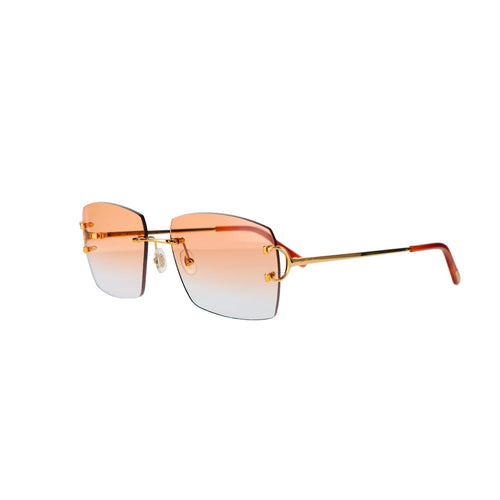 Cartier Custom Double C Mykonos Gold Sunglasses by MEG